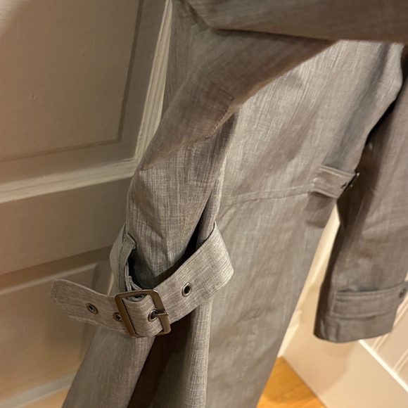 Kirkland Signature Gray Women's Trench Coat - Picture 7 of 16